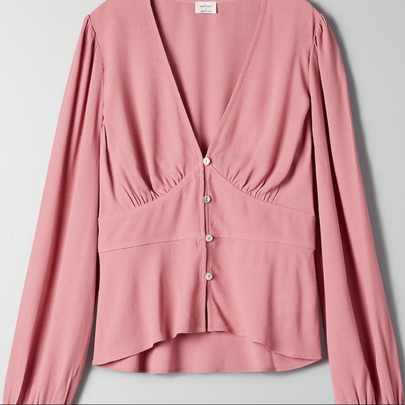 Aritzia Wilfred Prairie Blouse - Picture 2 of 4